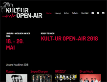 Tablet Screenshot of kultur-openair.de